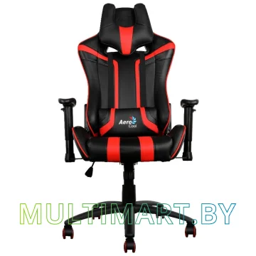 Кресло компьютерное AeroCool AC120 AIR (черный/красный) картинка 2